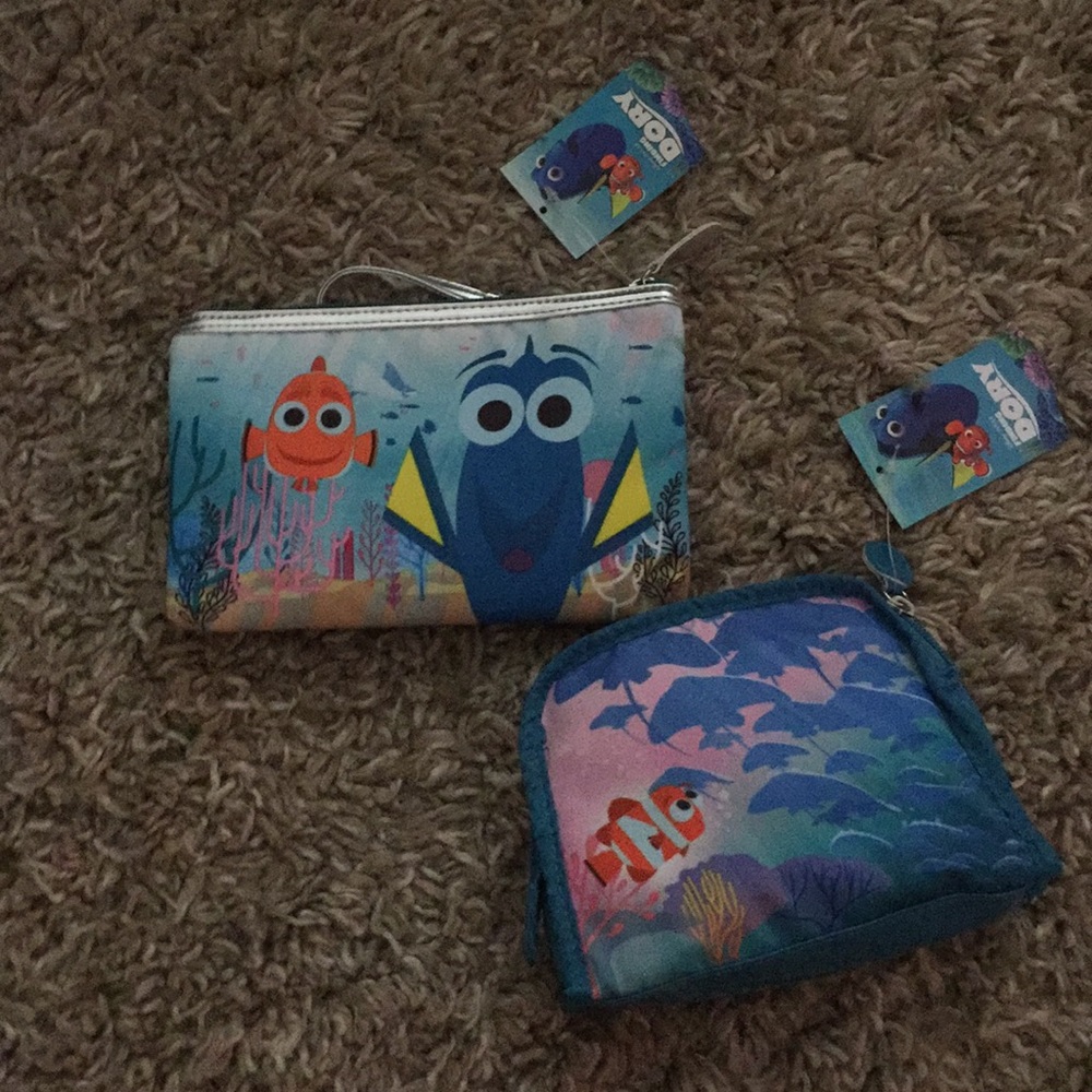Finding dory make up bags